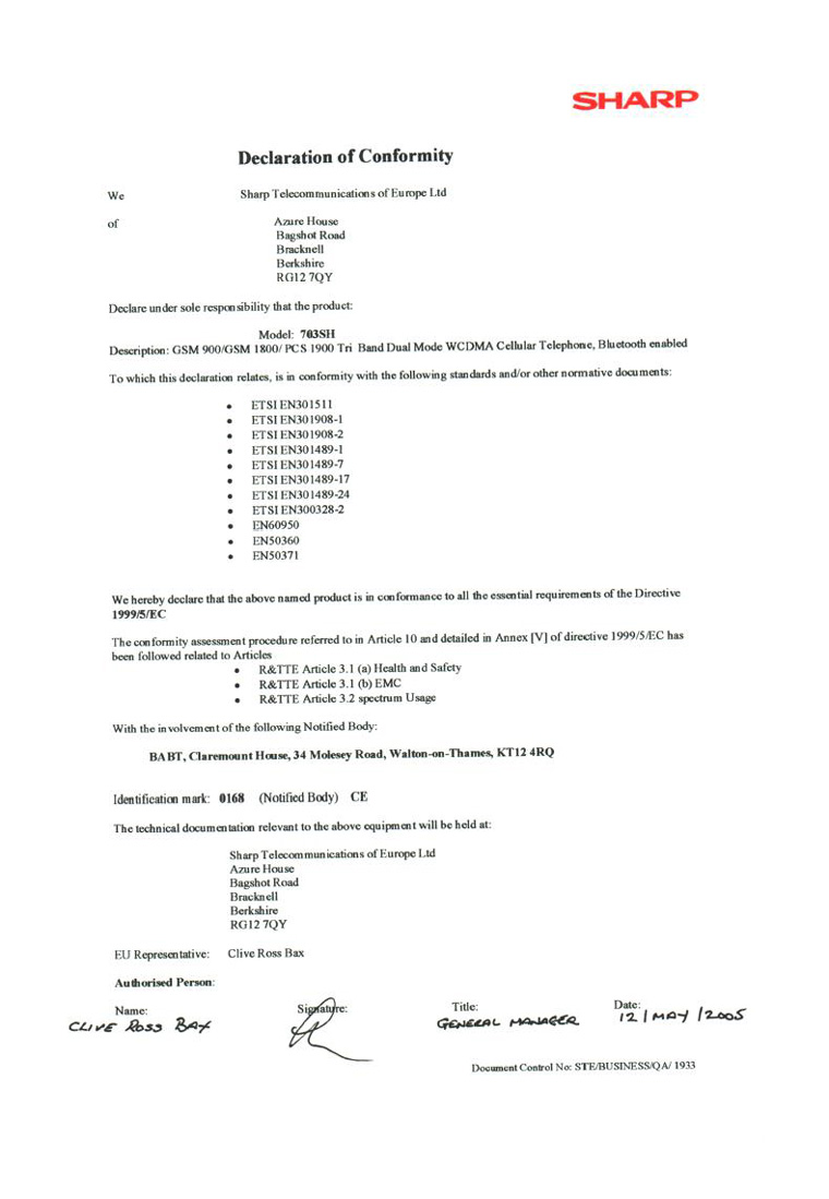 Sharp 703 Resim 4