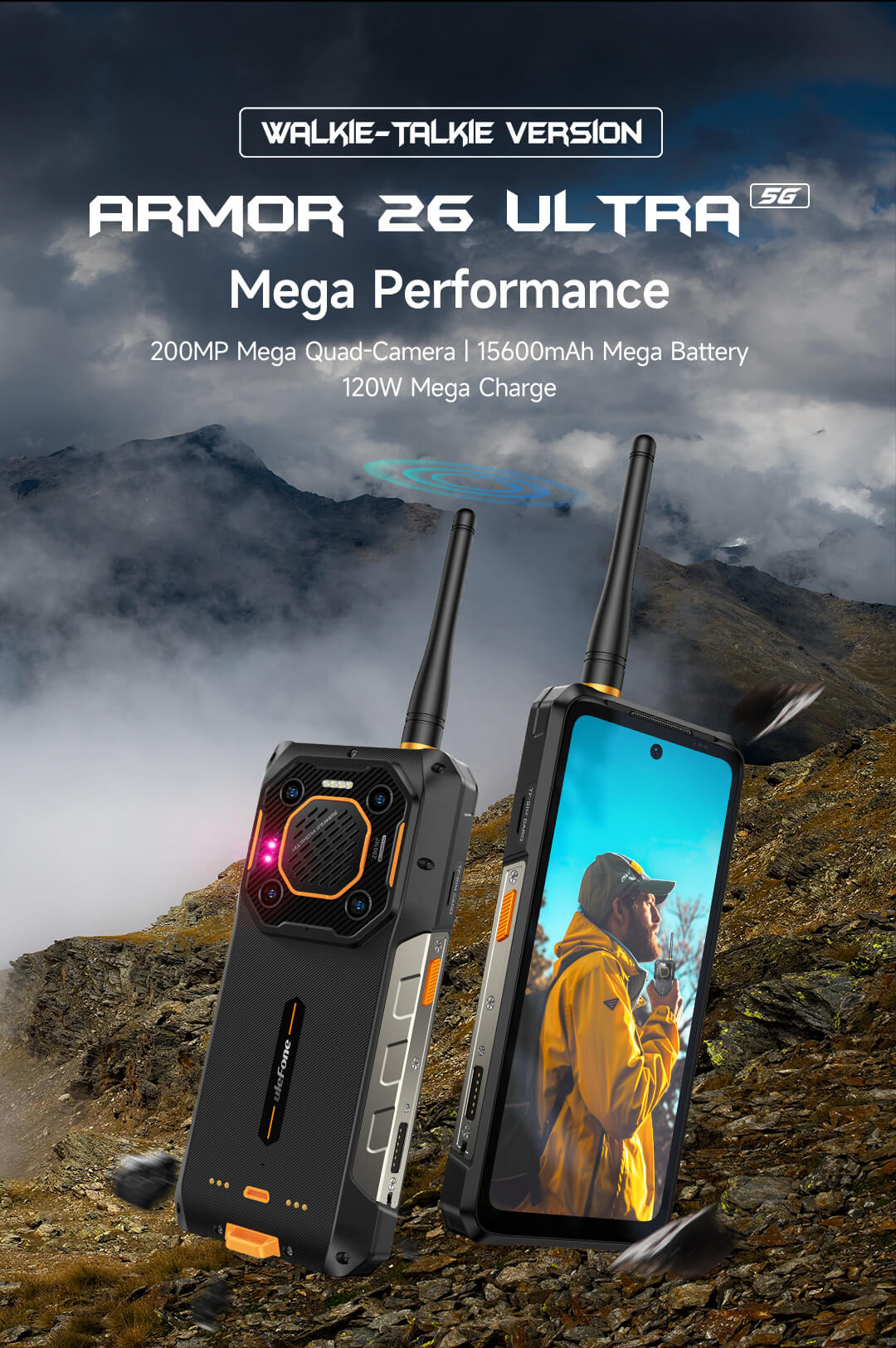 Ulefone Armor 26 Ultra Walkie-talkie Resim 3