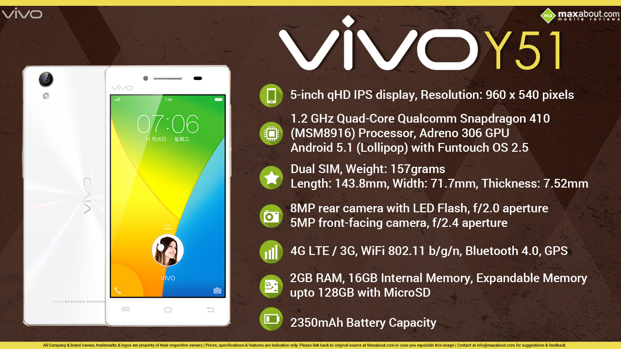 vivo Y51 (2015) Resim 3