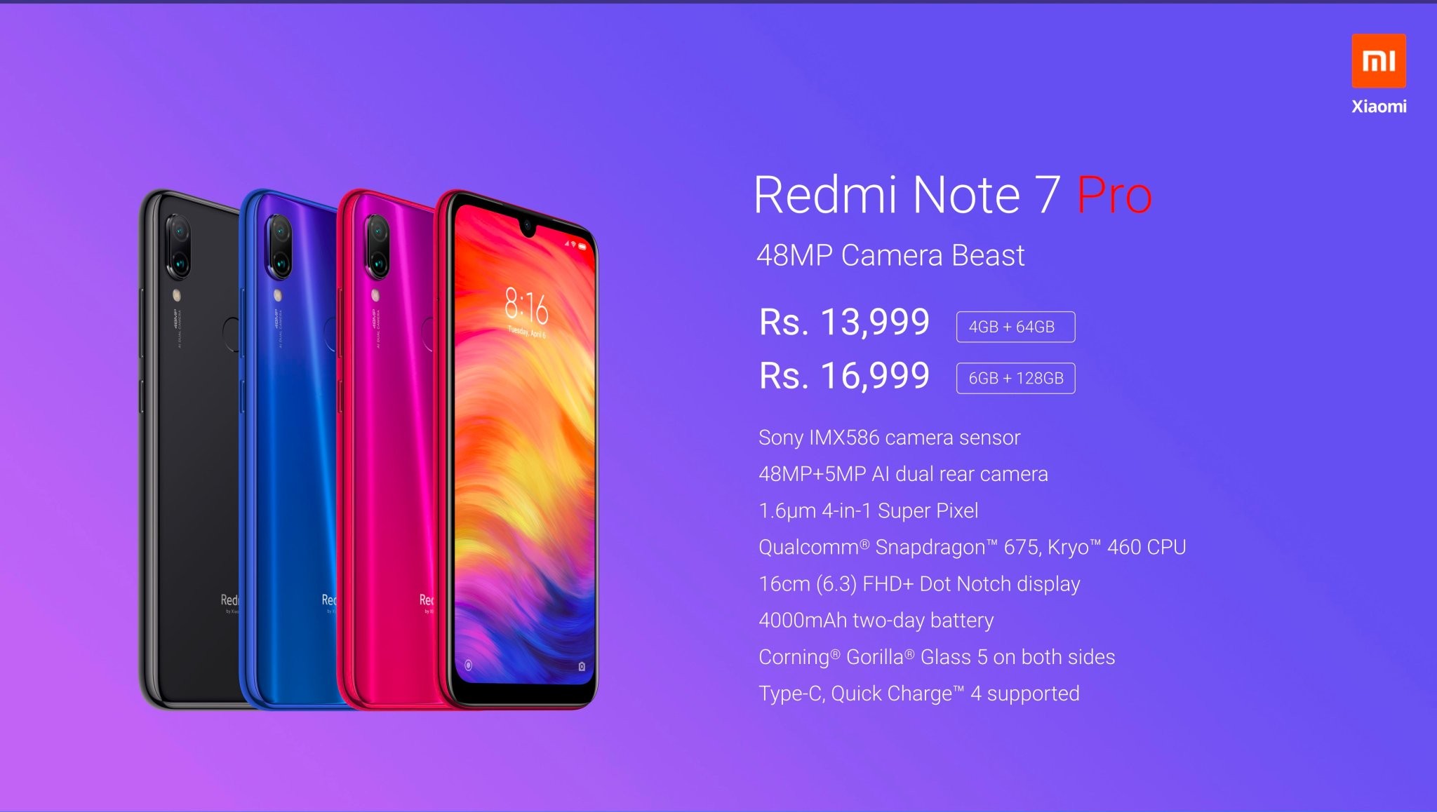 Xiaomi Redmi Note 7 Pro Resim 4