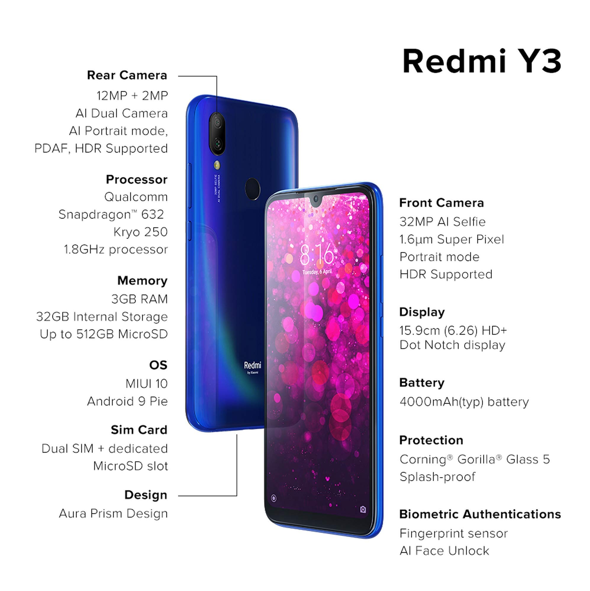 Xiaomi Redmi Y3 Resim 2