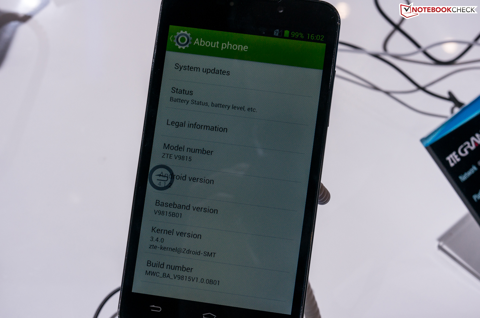 ZTE Grand Memo V9815 Resim 2