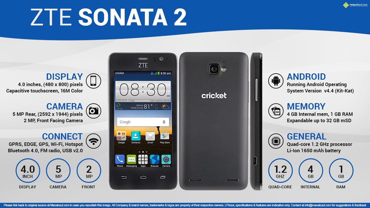 ZTE Sonata 2 Resim 3